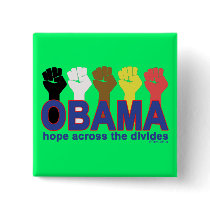 OBAMA HOPE ACROSS THE DIVIDES PINS