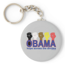OBAMA HOPE ACROSS THE DIVIDES KEYCHAINS