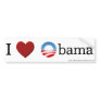 Obama "I Love Obama" Bumper Sticker
