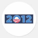 Obama in 2012 stickers