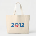 Obama in 2012 tote bags