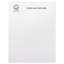 Obama in Japanese T-shirt Customized Letterhead