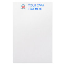 Obama in Japanese T-shirt Stationery