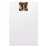 Obama in Presidential Seal with Gold edge Custom Stationery