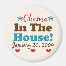 Obama In The House Magnet