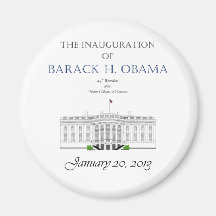Obama Inauguration 2013 Magnet