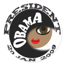 Obama Inauguration Buttons and T-Shirts! stickers
