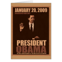 Obama Inauguration Card