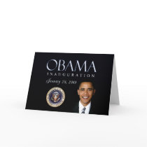 Obama Inauguration Card - Customized
