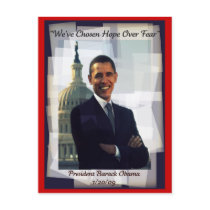 Obama Inauguration Day 2009 Souvenir Post Card