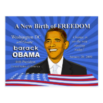 Obama Inauguration Events Washington DC Postcard postcards