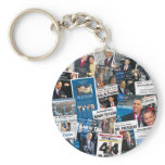 Obama Inauguration Newspaper Keychain