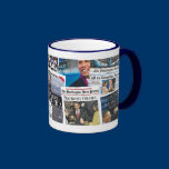 Obama Inauguration Newspaper Mug mugs