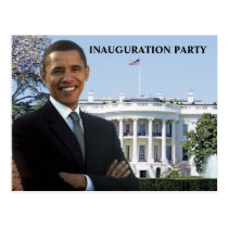 Obama Inauguration Party Invitation postcards