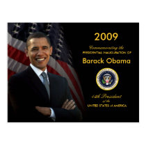 Obama Inauguration Party Invitation postcards