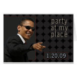 Obama Inauguration Party Invite Cards
