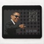 Obama Inauguration Party Invite Mouse Pads