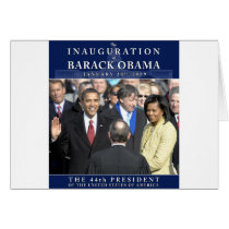 Obama Inauguration Photo Greeting Cards