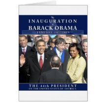 Obama Inauguration Photo Greeting Card