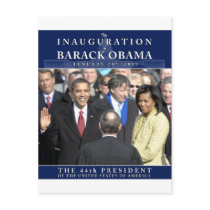 Obama Inauguration Photo Postcard