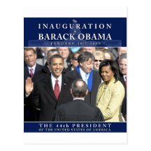 Obama Inauguration Photo Postcard