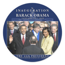 Obama Inauguration Photo Sticker