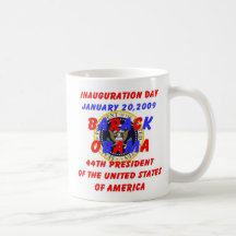 Obama Inauguration Souvenir Collectors Coffee Mugs