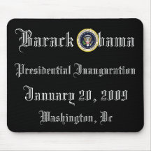 Obama Inauguration Souvenir Collectors Mousepads