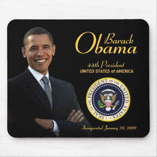 Obama Inauguration Souvenir Mousepad