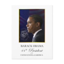 Obama Inauguration Souvenir Postcard