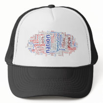 Obama Inauguration Speech Tagcloud Hat