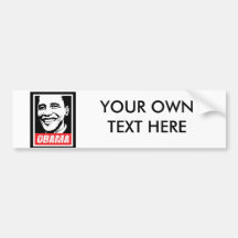 OBAMA INK ART -.png Bumper Sticker
