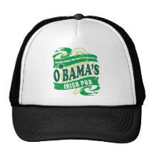obama irish pub mesh hats