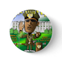 Obama is King of Bane Pinback Button