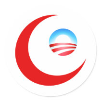Obama is Muslim Round Sticker