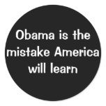 Obama is the mistake America will learn