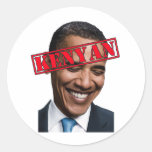 Obama Kenyan Birther Stickers