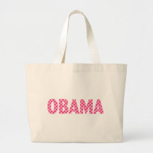 Obama Kisses Canvas Bag