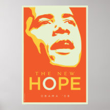 OBAMA : Le nouveau Hope_Orange Posters