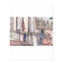 obama library of congress speech postcards