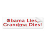 Obama Lies Bumper Sticker bumper stickers