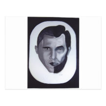 Obama,Lincoln democratic,republican Post Card