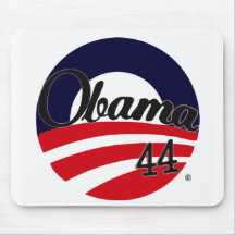 Obama  Logo 44 Mousepad