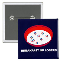 Obama Logo Parody - Breakfast of Losers button