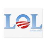 Obama LOL postcards