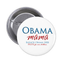 Obama Mama Button