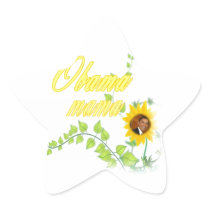 OBAMA MAMA CUTE STAR STICKER