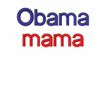 Obama mama Embroidered Shirt