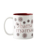 Obama Mama Personalize Name Flowers Mug