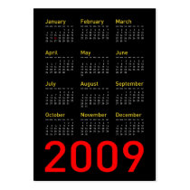 Obama Memorabilia - 2009 Pocket Calendar